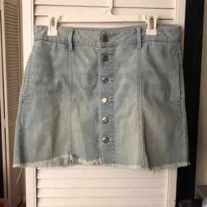 Light wash Jean skirt